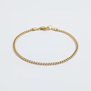 Gold Cuban Curb bracelet