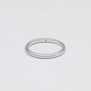 2mm White Gold Ultra Slim Tungsten Ring